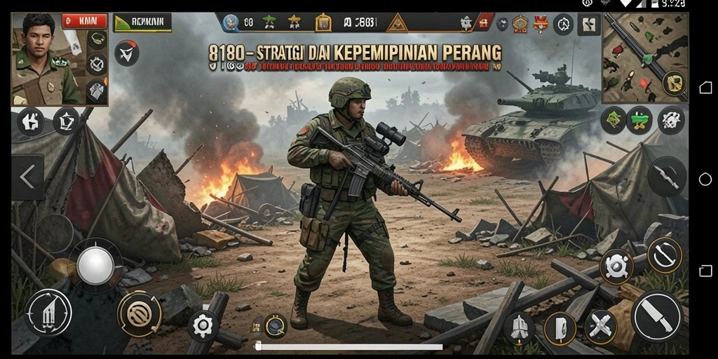 Gameplay SLG yang mendebarkan dan strategis.