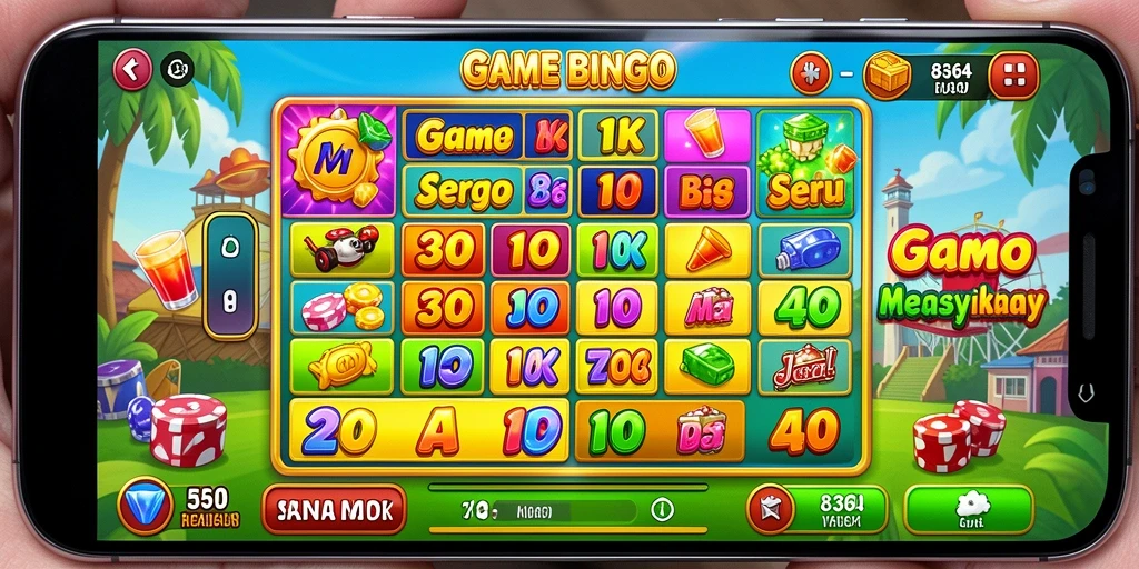 Tampilan gameplay Bingo yang interaktif dan seru di 8364.