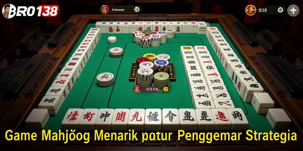 Tampilan gameplay menarik dari BRO138 yang menguji keterampilan Mahjong Anda.