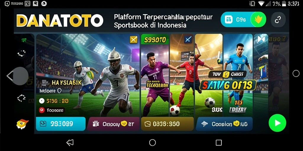 Gameplay menegangkan saat bermain Sportsbook di DANATOTO.