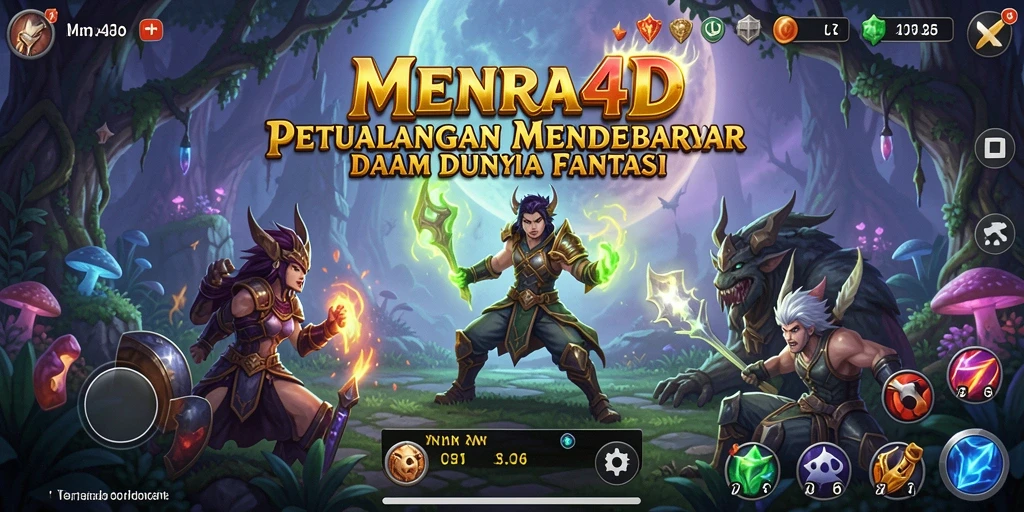 Tampilan gameplay <strong>MENARA4D</strong> yang penuh aksi dan petualangan.