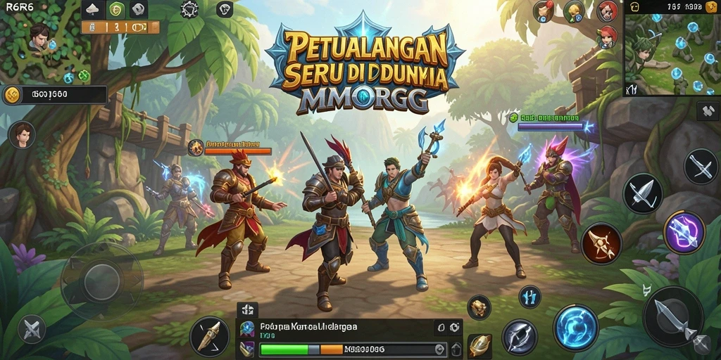 Tampilan gameplay R6R6 yang menawan dan mendebarkan di dunia MMORPG.