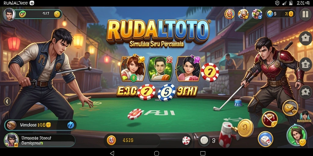 Tampilan gameplay RUDALTOTO yang menawan dan interaktif.