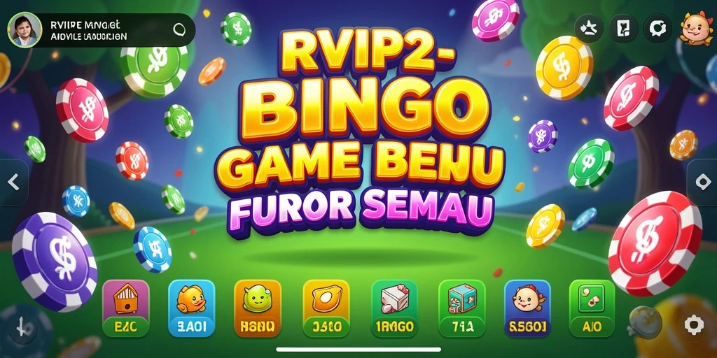 Screenshot gameplay Bingo RVIP2 yang menampilkan kartu dan interaksi seru.