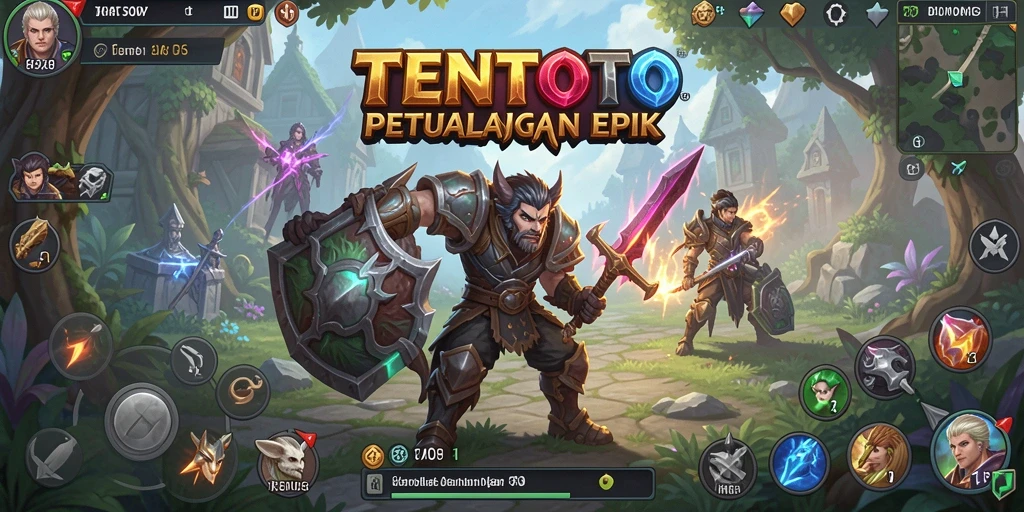 Gameplay seru TENTOTO dalam petualangan RPG.