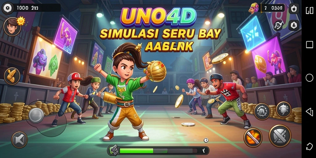 Tampilan gameplay eksklusif dari UNO4D yang memukau dan interaktif.