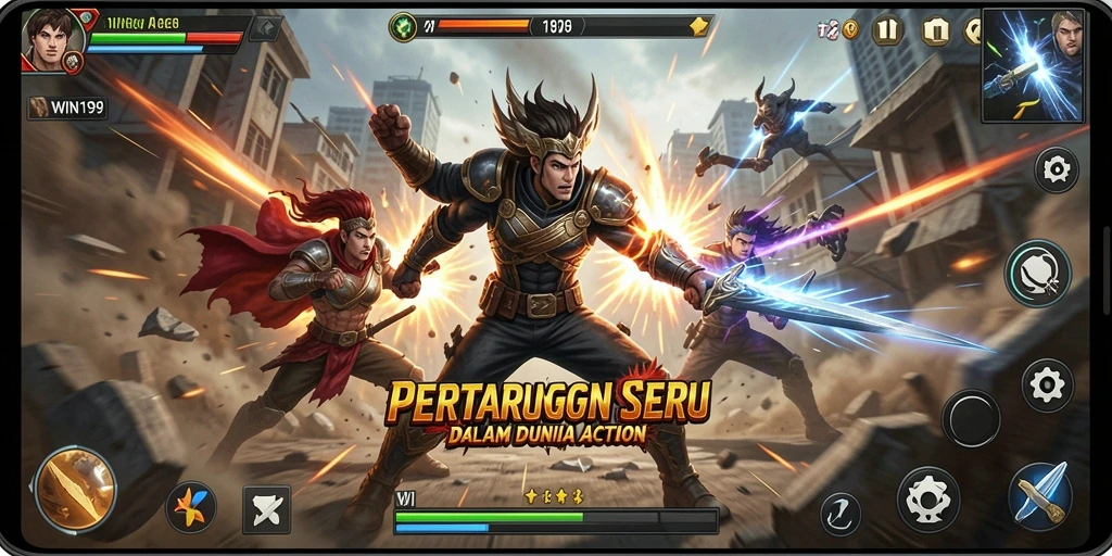 Tampilan dinamis dan aksi tak terlupakan dalam gameplay WIN199.