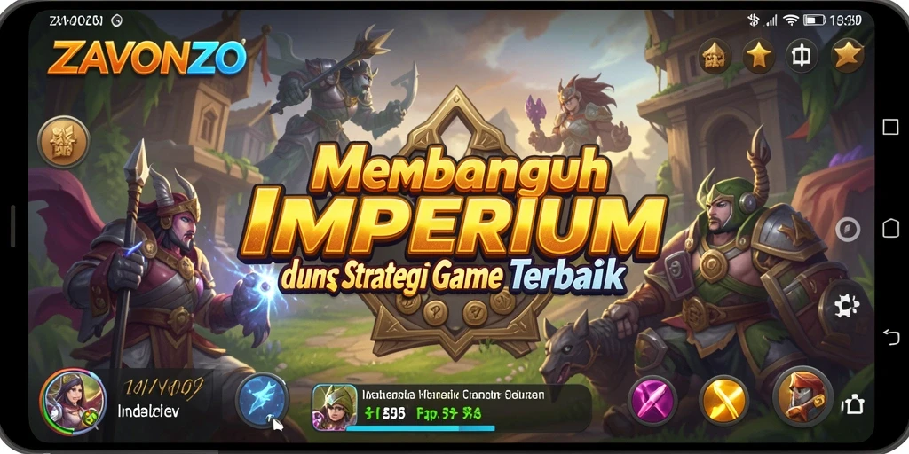Tampilan gameplay ZAVONZO yang menarik dan strategis.